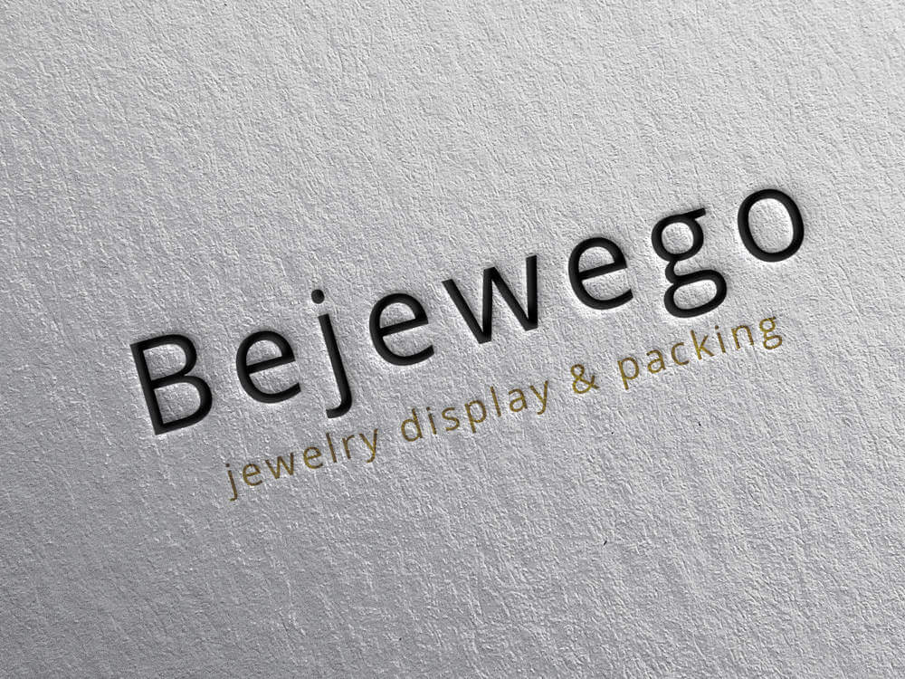 deboosed logo earring card