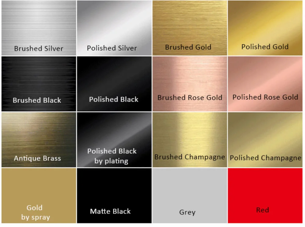 metal finished from YIFUDISPLAY