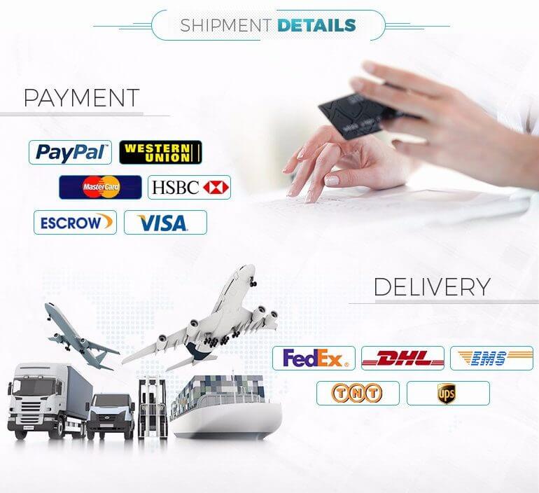 acrylic logo block shipment details