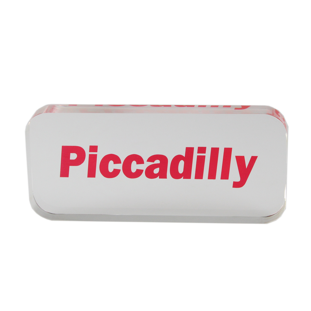 Clear Acrylic Block with Logo